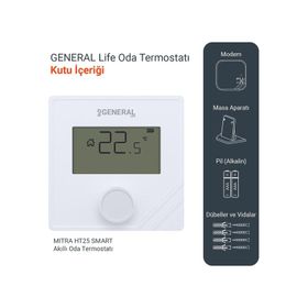 General Mitra HT25 RF Kablosuz Oda Termostatı