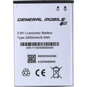 General Mobile 4G Android One 2500 mAh Batarya