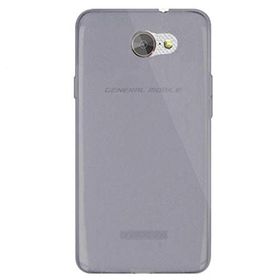 General Mobile Gm 6 Siyah Arka Silikon Kılıf
