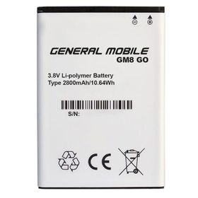 General Mobile Gm 8 Go 2800 mAh Batarya