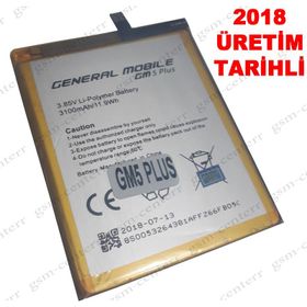 General Mobile Gm5 Plus Batarya Pil