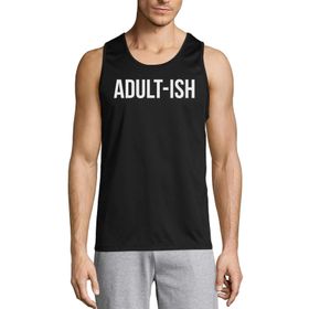 Generic Adultish Feeling Almost Like an Adult Kolsuz Siyah Erkek Tişört