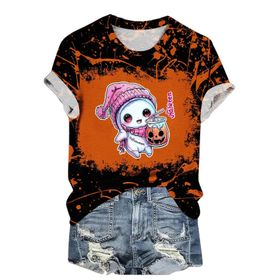 Generic X-312 Hardal Sarısı Kısa Kollu Gençler Sonbahar Yaz Crewneck Gevşek Fit Sevimli Üstleri 2025 Y2K Kadın T-shirt