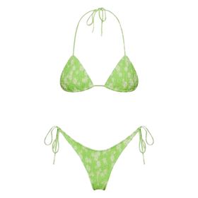 Generisch Dikini High Waist Push Up Karın Kapalı İki Parçalı B Kadın Spor Bikini Seti