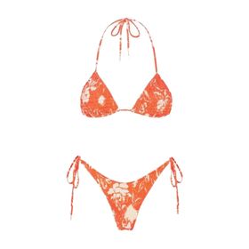 Generisch Dikini High Waist Push Up Karın Kapalı İki Parçalı L Kadın Spor Bikini Seti