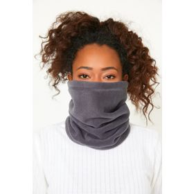 Genius Store Kadın Polar Füme Outdoor Boyunluk