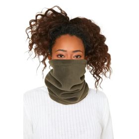 Genius Store Kadın Polar Haki Outdoor Boyunluk