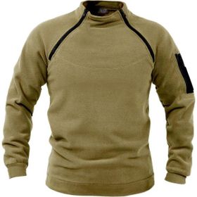 Genius Store Kombat Tactical Bej Fermuarlı Outdoor Erkek Polar