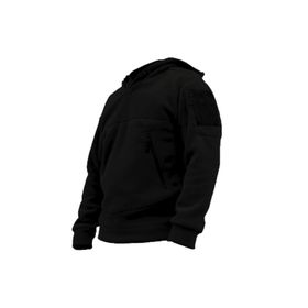 Genius Store Kompat Tactical Siyah Kapüşonlu Outdoor Erkek Polar