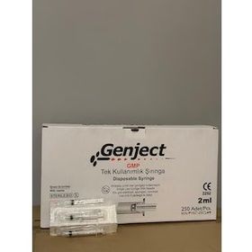 Genject 21G 2 ml 3 Parça 250'li Enjektör