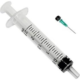 Genject Yeşil Kısa İğneli 2.5 ml 21 g x 16 mm 3 Parça 100 Adet Enjektör