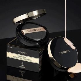 Genosys Cushion Beige SPF50+ BB Skin Caring Blemish Parlak Görünüm Nemledirici Etkili 15+15 gr Balm Kapatıcı
