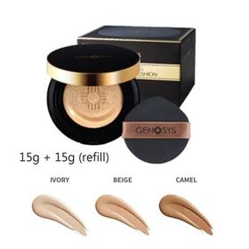 Genosys Cushion Beige SPF50+ BB Skin Caring Blemish Parlak Görünüm Nemledirici Etkili 15+15 gr Balm Kapatıcı