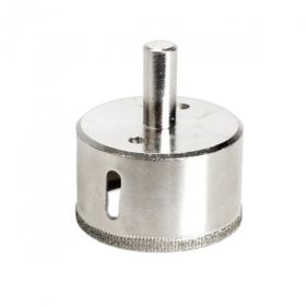 Genpazar 50 mm Elmas Kaplı Cam Fayans Mermer Seramik Delme Ucu