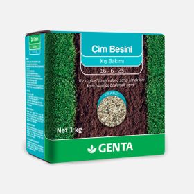 Genta 1 kg Kış Bakım Çim Gübresi Çim Besini