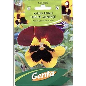 Genta 208 Karışık Renkli Hercai Menekşe Tohumu
