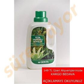 Genta 500 cc Yeşil Yapraklı; Bitkiler için Sıvı Besin