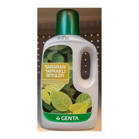 Genta Sararan Yapraklar İçin Sıvı Besin