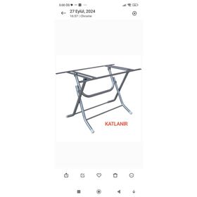 Gentaş Ahşap Werzalit 80x140 Dikdörtgen Uyumlu Katlanabilir Masa Ayağı