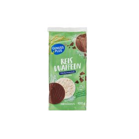 Genuss Plus 100 gr Bitter Çikolatalı Pirinç Patlağı