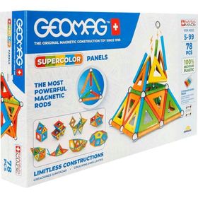 Geomag S01000379 Supercolor Panels 78 Parça Manyetik Zeka Oyunu