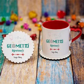 Geometri Öğretmeni Kupa Bardak