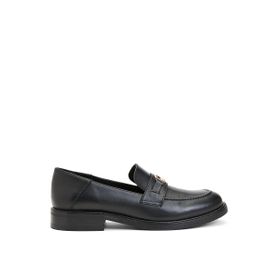 George Hogg 93332 Deri Siyah Kadın Loafer