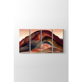 Georgia OKeeffe - Rust Red Hills Tablosu