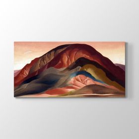 Georgia OKeeffe - Rust Red Hills Tablosu