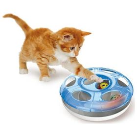 Georplast 25x9 cm Ufo İki Toplu Kedi Oyun Çemberi