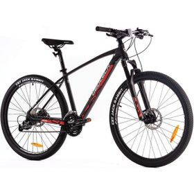 Geotech Mode Elite 27.5 inç 27V HD Mat Siyah Kırmızı 45 cm Dağ Bisikleti