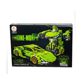 Gepettoys FC9114 721 Pcs Çek Bırak ve Dönüşebilen Blok Set