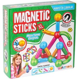 Gepettoys MS-42 42 Parça Manyetik Çubuk