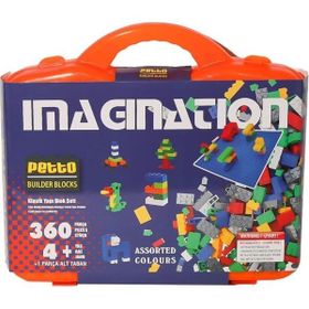 Gepettoys PBB360-1 360 Parça Çantalı Petto Blok Seti