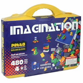 Gepettoys PBB480-1 Çantalı 480 Parça Petto Blok Seti