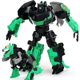 Gepettoys Transwarrior Dinazor Yeşil Oyuncak Dönüşen Robot Araba