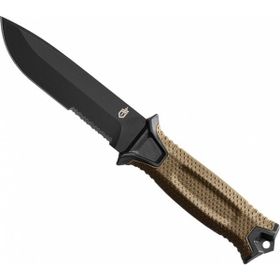 Gerber 31-003655 Strongarm Fixed Testere Ağızlı Kahverengi Blisterli Bıçak