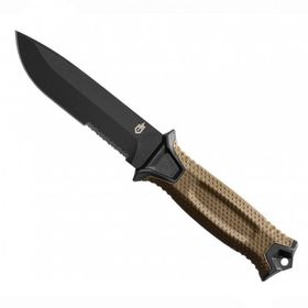 Gerber 31-003655 Strongarm Fixed Testere Ağızlı Kahverengi Blisterli Bıçak