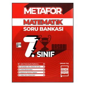 Gerçek Başarı 7. Sınıf Matematik Metafor Soru Bankası