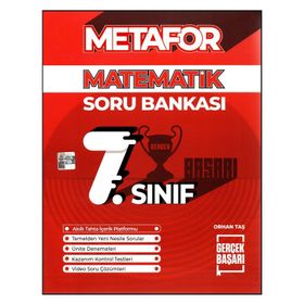 Gerçek Başarı 7. Sınıf Matematik Metafor Soru Bankası