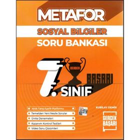 Gerçek Başarı 7. Sınıf Sosyal Bilgiler Metafor Soru Bankası