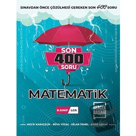 Gerçek Başarı 8. Sınıf Lgs Matematik Son 400 Soru Bankası