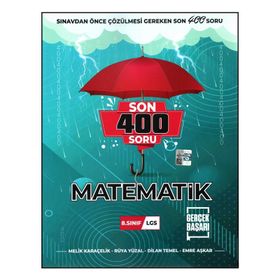 Gerçek Başarı 8. Sınıf Lgs Matematik Son 400 Soru Bankası