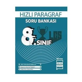 Gerçek Başarı Yayınları 8. Sınıf Hızlı Paragraf Soru Bankası