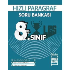 Gerçek Başarı Yayınları 8. Sınıf Hızlı Paragraf Soru Bankası