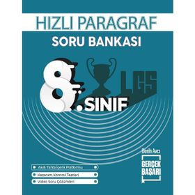 Gerçek Başarı Yayınları 8. Sınıf Hızlı Paragraf Soru Bankası
