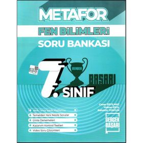 Gerçek Başarı Yayınları - Metafor 7. Sınıf Fen Bilimleri Soru Bankası