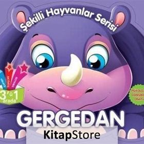 Gergedan - Şekilli Hayvanlar Serisi - Parıltı Yayıncılık
