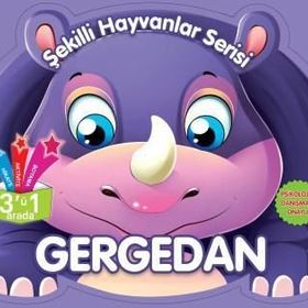 Gergedan - Şekilli Hayvanlar Serisi - Parıltı Yayıncılık