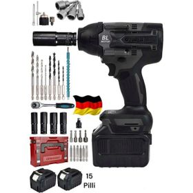 Germany Steel Alman 950NM 996VX 20 Ah Akülü Torklu Somun Bijon Sökme Takma Sıkma Kömürsüz Matkap